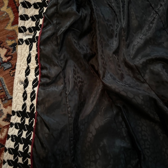 Express Cream and Black Winter Dress Coat - Picture 2 of 2